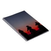Carnet cowboy au coucher du soleil (Côté Droit)