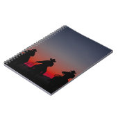 Carnet cowboy au coucher du soleil (Côté gauche)