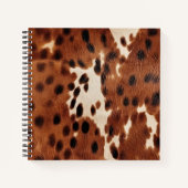 Carnet Cowboy noir Brown occidental (Devant)