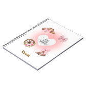 Carnet Cowgirl Birthday Notebook Gift (Côté gauche)