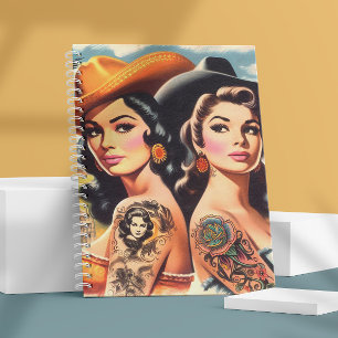 Carnet Cowgirls Tatouées Vintage