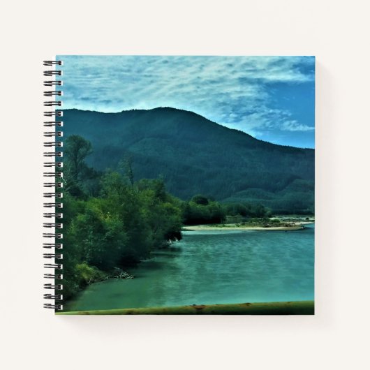 Carnet Cowlitz River, Randle, Washington (Devant)