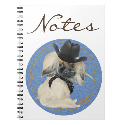 Carnet Cowpoke Peke (Devant)