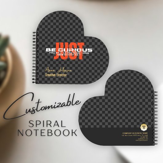 Carnet "Coyez simplement curieux" Cadeaux d'entreprise ci