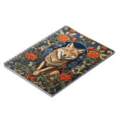Carnet Coyote William Morris inspiré (Côté gauche)