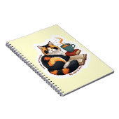 Carnet Cozy Calico Cat Personalized Spiral Notebook (Côté Droit)