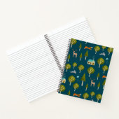 Carnet Cozy Forest Cabin and Animals Notebook (Intérieur)