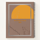 Carnet Cozy Paws Spiral Artist Sketch Hardcover Notebook (Dos)