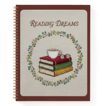 Cozy Reading Tracker Notebook
