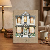 Carnet Cozy Watercolor Home Design - Notebook House