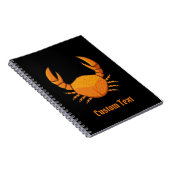 Carnet Crab orange (Côté Droit)
