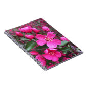 Carnet Crabelle rose à fleurs (Côté Droit)