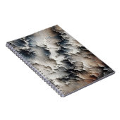 Carnet Crackle texturé Abstrait contemporain (Côté Droit)