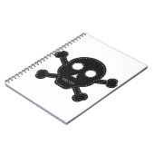 Carnet Crâne à flancs noirs (Côté gauche)