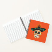 Carnet Crâne à sucre avec Casquette Dia de Muertos | Carn (Intérieur)