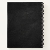 Carnet Crâne à sucre floral (Dos)