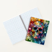 Carnet Crâne Arc-en-Ciel Encre Alcoolique Deluxe (Intérieur)