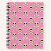 Carnet Crâne avec os (Devant)