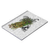 Carnet Crâne avec tête de plume (Côté gauche)