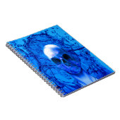 Carnet crâne bleu Alien (Côté Droit)