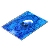 Carnet crâne bleu Alien (Côté gauche)