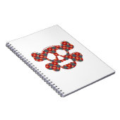 Carnet Crâne coloré et drôle (Côté Droit)