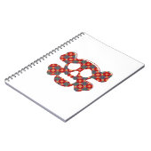 Carnet Crâne coloré et drôle (Côté gauche)