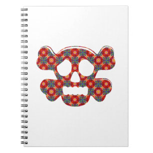 Carnet Crâne coloré et drôle