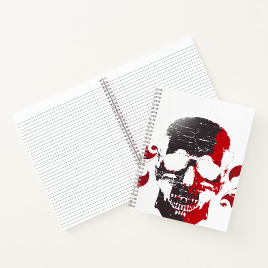 Carnet crâne cool | Vibin’ Journal esthétique pour (Intérieur)