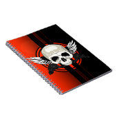 Carnet Crâne d'aile - ORANGE (Côté Droit)