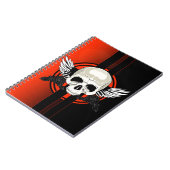 Carnet Crâne d'aile - ORANGE (Côté gauche)