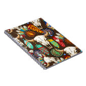 Carnet Crâne de Buffalo Emblème Amérindien (Côté Droit)