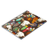 Carnet Crâne de Buffalo Emblème Amérindien (Côté gauche)