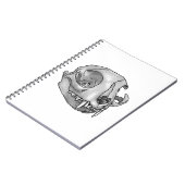 Carnet crâne de chat (Côté gauche)