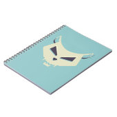 Carnet Crâne de chat Pastel goth (Côté gauche)