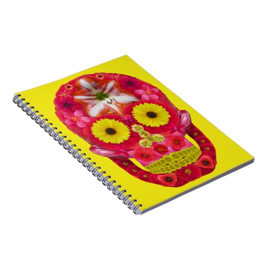 Carnet Crâne de fleurs 6 (Côté Droit)