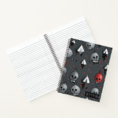 Carnet crâne de Noël (Intérieur)