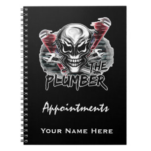 Carnet Crâne de plombier : Le plombier
