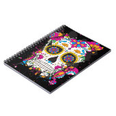 Carnet Crâne de sucre dia de los muertos (Côté gauche)