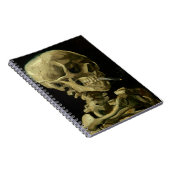 Carnet Crâne de Van Gogh | avec la cigarette brûlante | (Côté Droit)