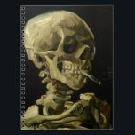 Carnet Crâne de Van Gogh | avec la cigarette brûlante |<br><div class="desc">Le "crâne d'un squelette avec la cigarette brûlante" a été accompli par Vincent van Gogh en 1886</div>