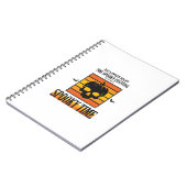 Carnet Crâne d'Halloween Drôle Épouvantable Citation Vint (Côté gauche)
