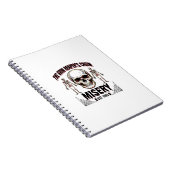 Carnet Crâne d'Halloween Effrayant Créatif Histoire Vinta (Côté Droit)