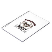 Carnet Crâne d'Halloween Effrayant Créatif Histoire Vinta (Côté gauche)