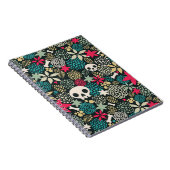 Carnet Crâne en fleurs (Côté Droit)