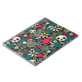 Carnet Crâne en fleurs (Côté gauche)