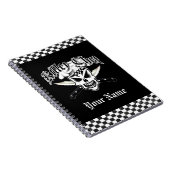 Carnet Crâne et couteaux croisés 2 de chef de chef (Côté Droit)