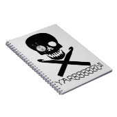 Carnet Crâne et crochets (Côté Droit)