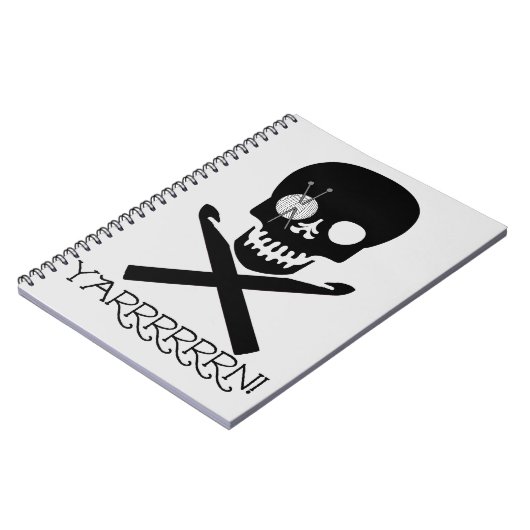 Carnet Crâne et crochets (Côté gauche)