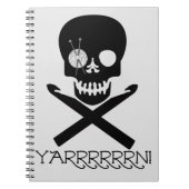 Carnet Crâne et crochets (Devant)